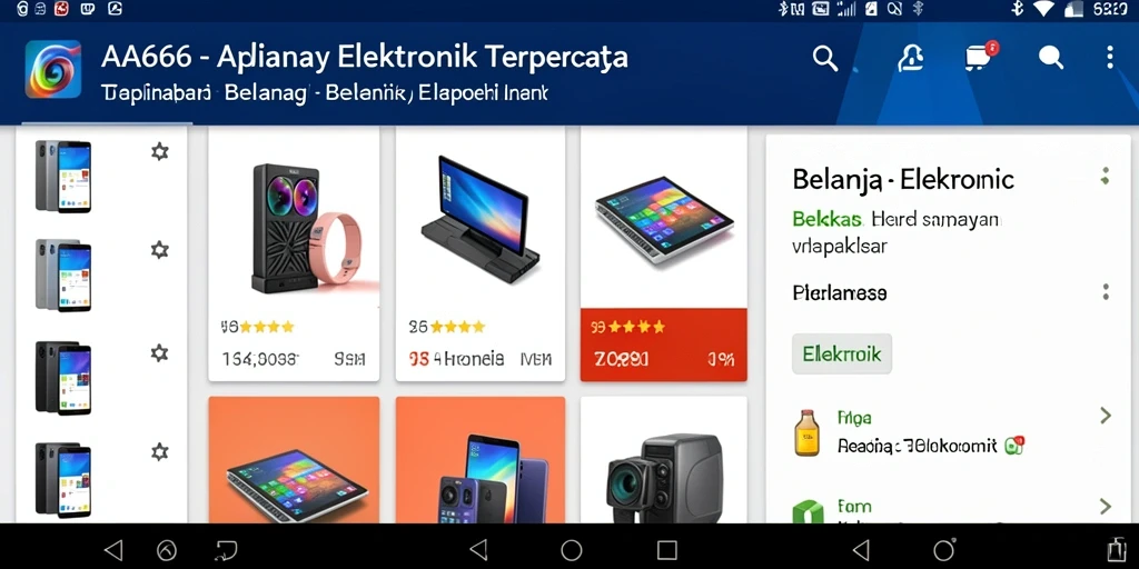 Tampilan antarmuka AA666 yang menarik dan user-friendly.