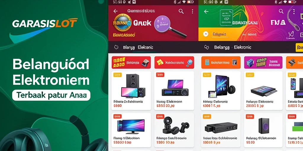 Antarmuka aplikasi GARASISLOT yang menarik dan mudah digunakan.