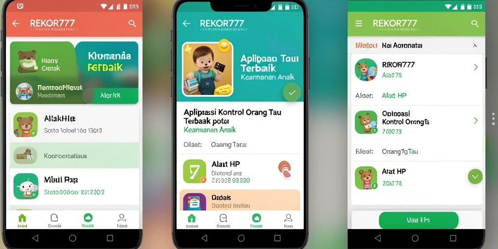 Antarmuka REKOR777 yang intuitif untuk kontrol orang tua.